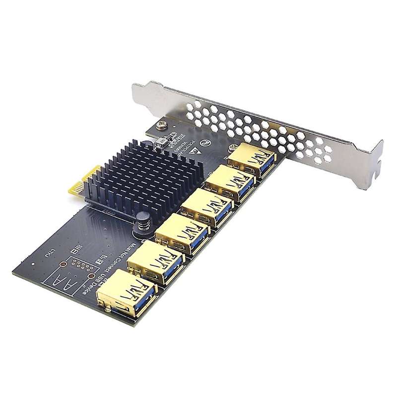 Pci-e to Pci-e Adapter 1 Turn 6 Pci-express Slot for Btc Mining