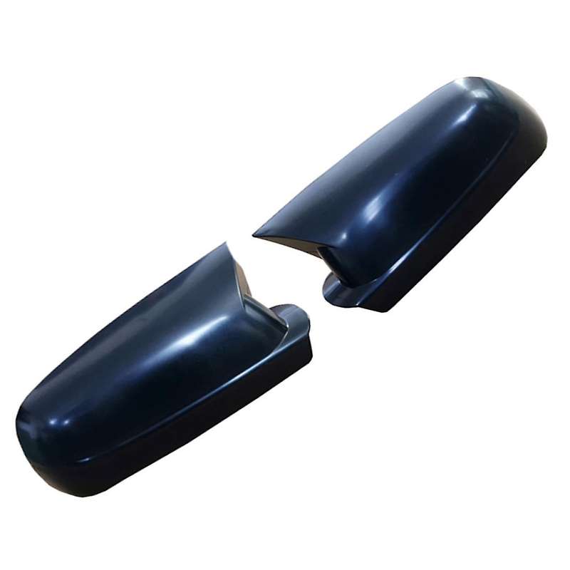 Car Glossy Black Ox Horn Rearview Side Mirror Shell Sticker