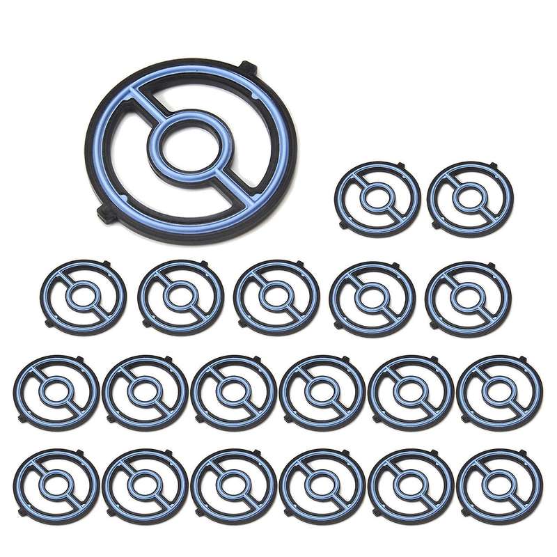 20 Pcs Oil Cooler Adapter Gasket Seal for Oil Cooler 1s7z6a642aaa