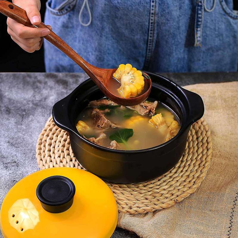 Wooden Non-stick Kitchen Pan Toolset 7 Pcs Set,kitchen Utensils