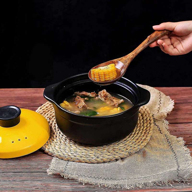 Wooden Non-stick Kitchen Pan Toolset 7 Pcs Set,kitchen Utensils