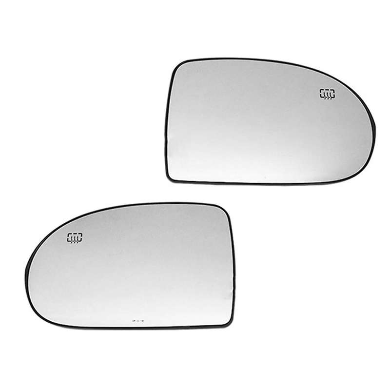 2pcs Door Wing Side Mirror Glass Heated for Jeep Compass 2007 - 2017