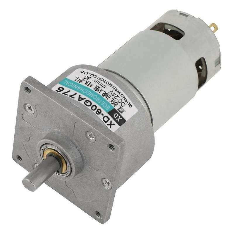 35w Dc Gear Speed Adjustable Large Torque Motor Cw/ccw(24v 30rpm)