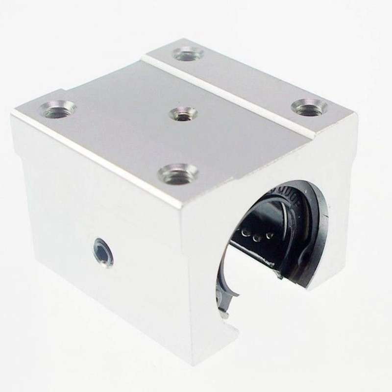 4pcs 12mm/0.47inch Sbr12uu Aluminum Open Linear Router Motion Bearing
