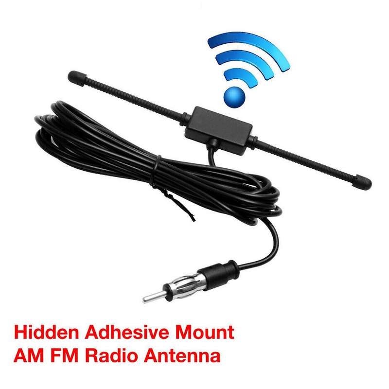 10x Black Universal Car Boat Stereo Am Fm Dipole Antenna