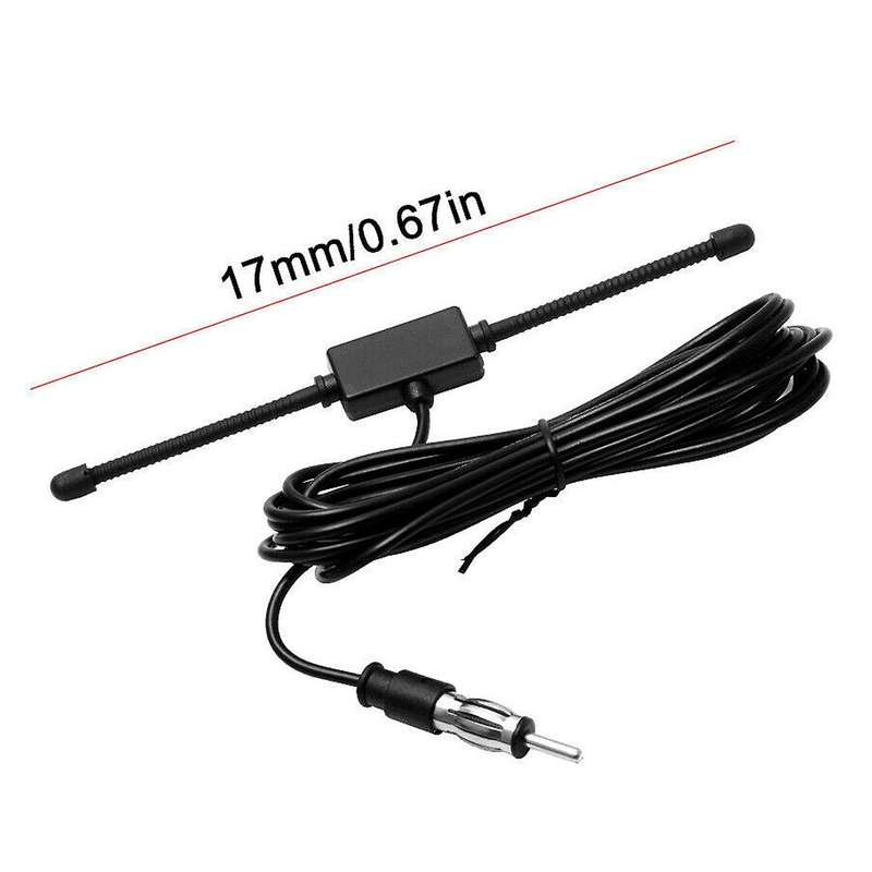 10x Black Universal Car Boat Stereo Am Fm Dipole Antenna