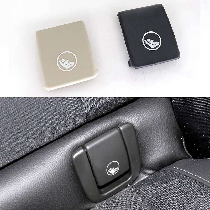 Car Rear Seat Hook Isofix Cover Child Restraint for Volvo Black