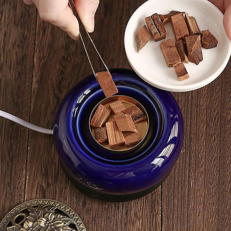 Electronic Incense Burner Essential Oil Burner Aromatherapy Diffuser