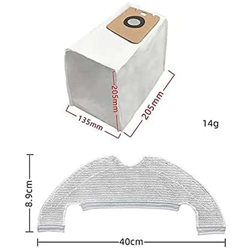 For Dreame Bot L10 Plus Main Brush Side Brush Dust Bag Filters Spare