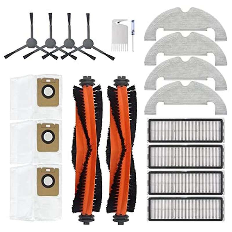 For Dreame Bot L10 Plus Main Brush Side Brush Dust Bag Filters Spare