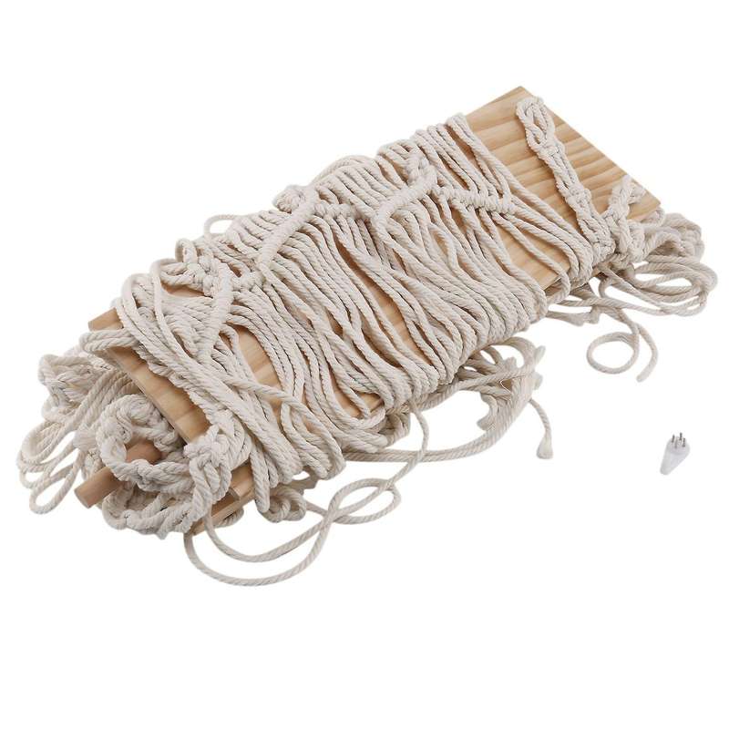 Macrame Wall Hanging Shelf for Plants, Picture Frames, Home Decor