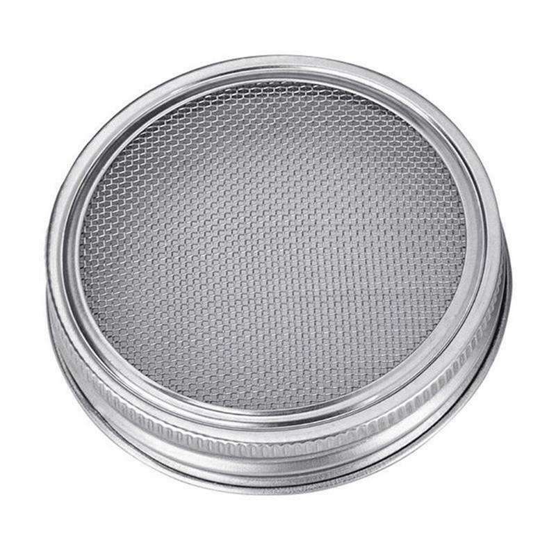Sprouting Jar with Screen Lid Wide Mouth Quart Mason Sprouter