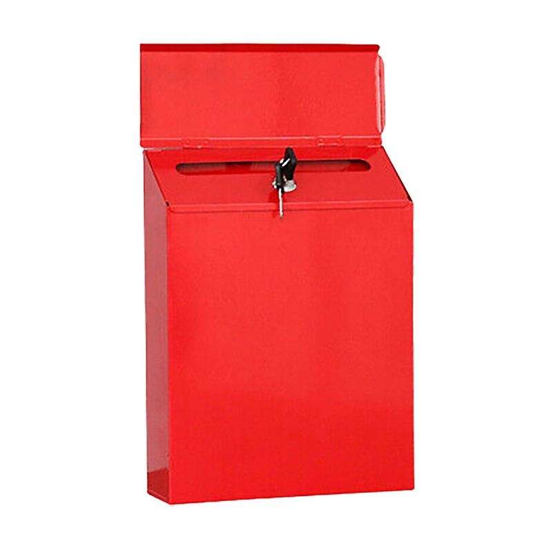 1pcs Modern Mailbox Comment Letter Deposit Suggestion Drop Box E