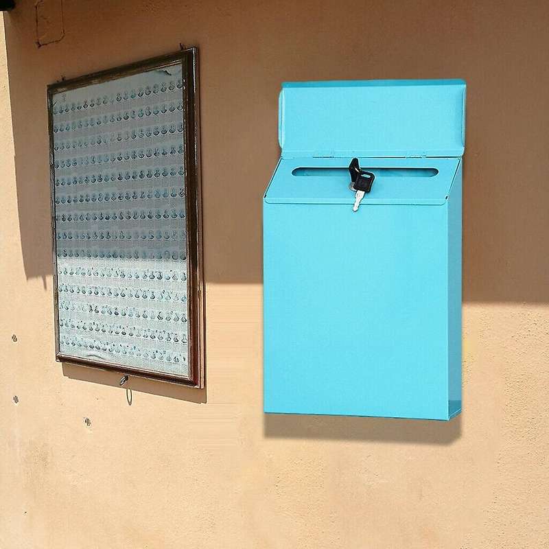 1pcs Modern Mailbox Comment Letter Deposit Suggestion Drop Box A