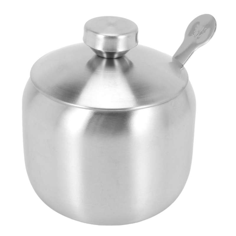 18/8 Stainless Steel Containers Set with 3 Serving Spoons and Base