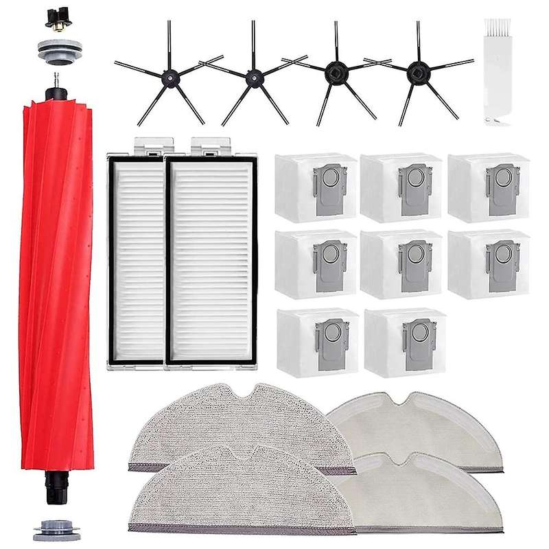 Main Side Brushes Filters & Mop Pads for Xiaomi Roborock Q7 Q7+ Q7