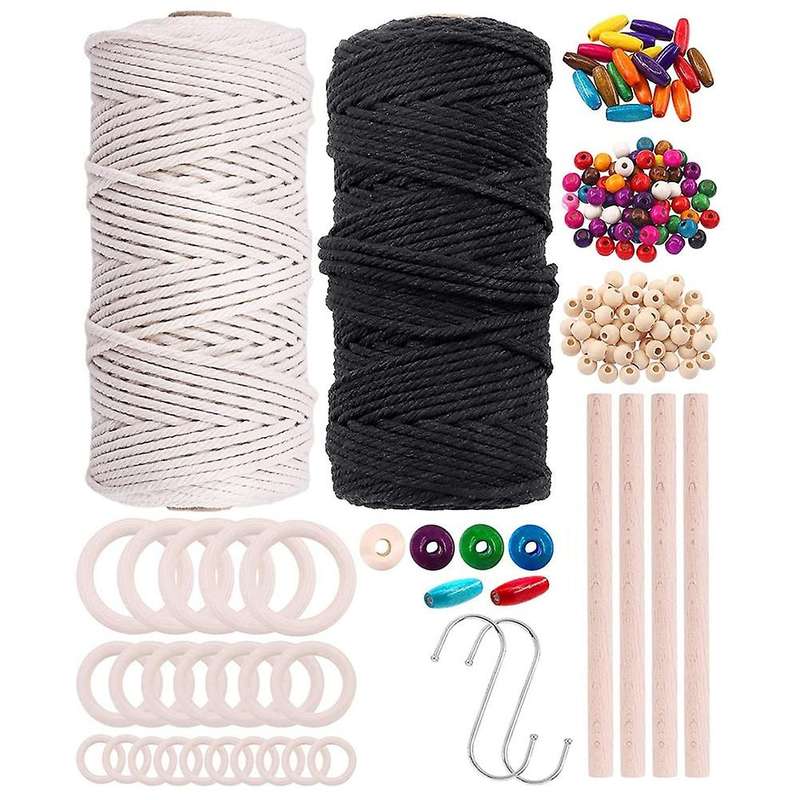 Macrame Kit with 3mm Macrame Cord,for Wall Hanging,plant Hangers