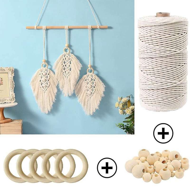 Macrame Kit with 3mm Macrame Cord,for Wall Hanging,plant Hangers