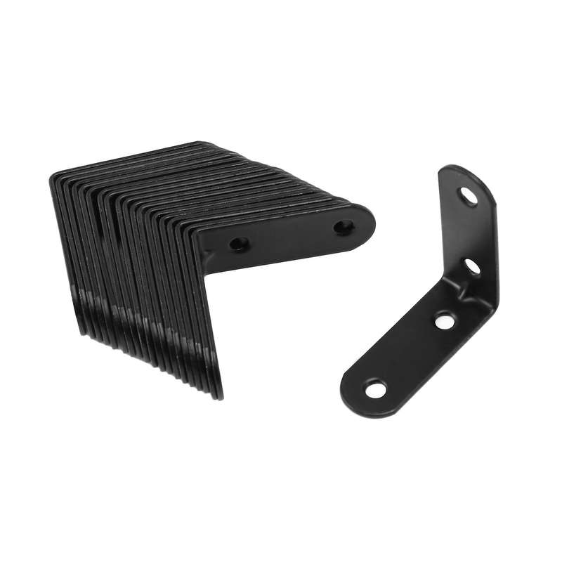 40 Pcs 50 X 50mm Right Angle Brackets L Shaped for Shelves Wood Joint