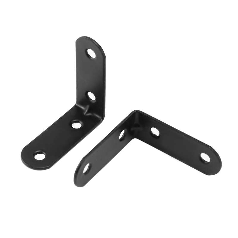 40 Pcs 50 X 50mm Right Angle Brackets L Shaped for Shelves Wood Joint