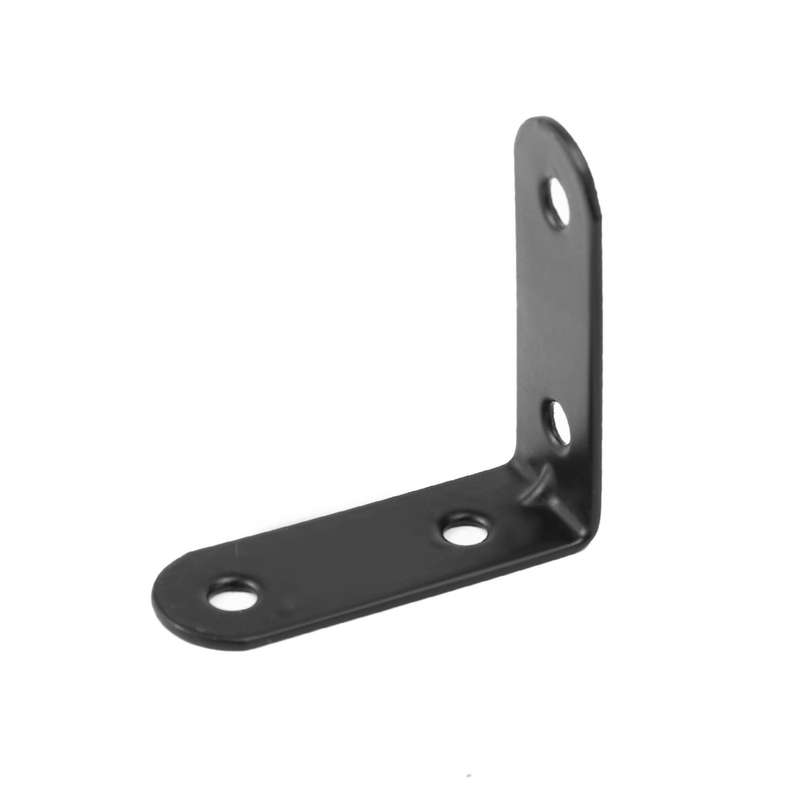 40 Pcs 50 X 50mm Right Angle Brackets L Shaped for Shelves Wood Joint