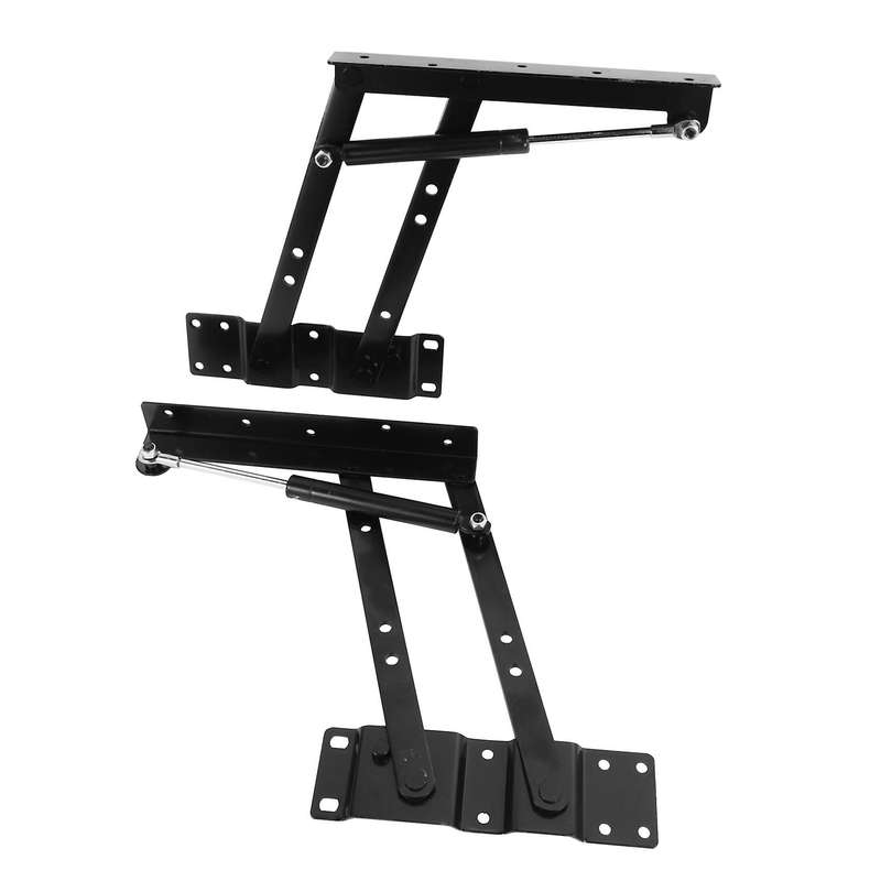 2pcs Folding Spring Tea Table Hinge Furniture Lift Up Top