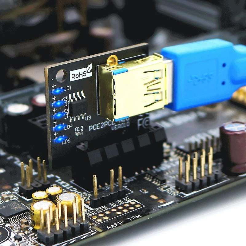 Pci-e 1x to 16x Usb3.0 60cm Graphics Riser Card for Btc Miner(5 Pcs)