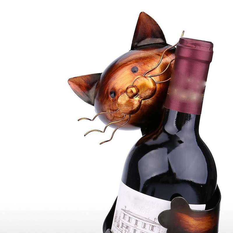 Cat Wine Rack Wine Holder Shelf Sculpture Home Decor Crafts Gifts