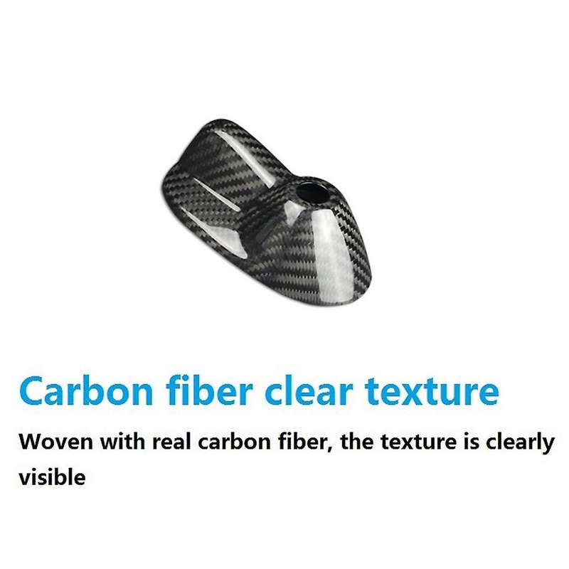 Real Carbon Fiber Car Roof Shark Fin Antenna Aerials Decoration