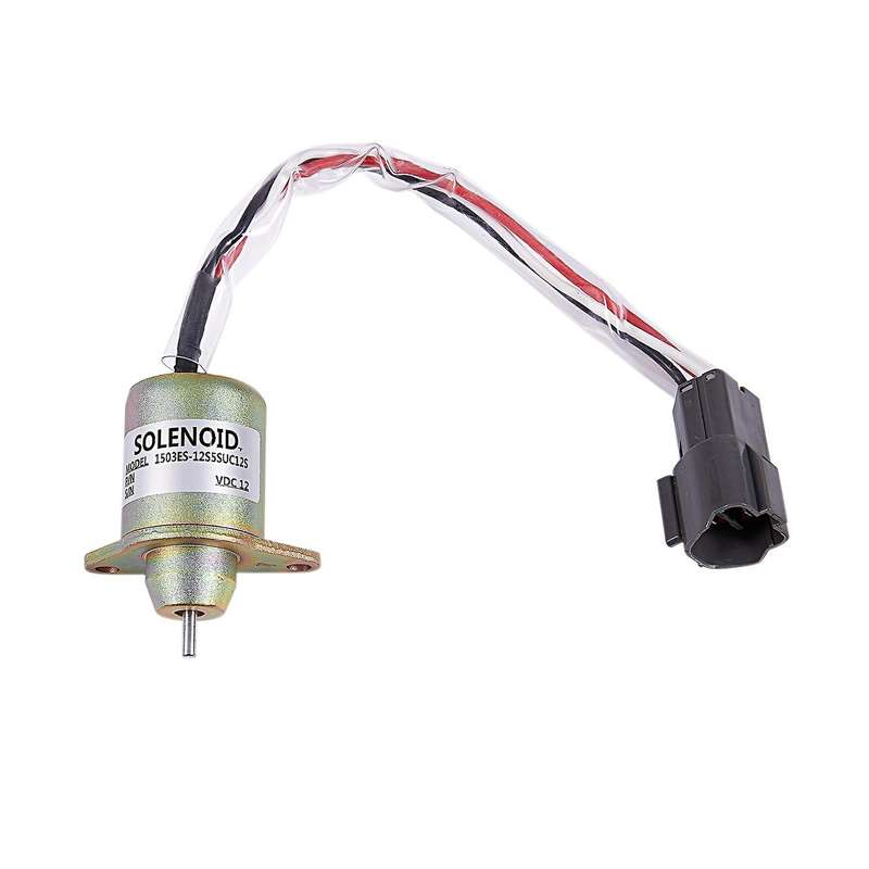 2x Flameout Solenoid 1503es-12s5suc12s 119233-77932 for Kubota Yangma