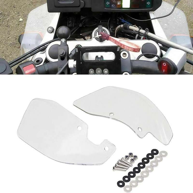 Motorcycle Side Wind Deflectors Windshield Windscreen(black)