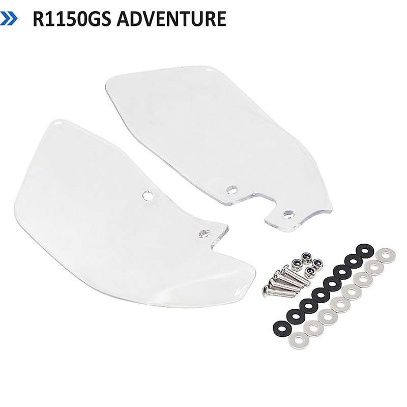 Motorcycle Side Wind Deflectors Windshield Windscreen(black)
