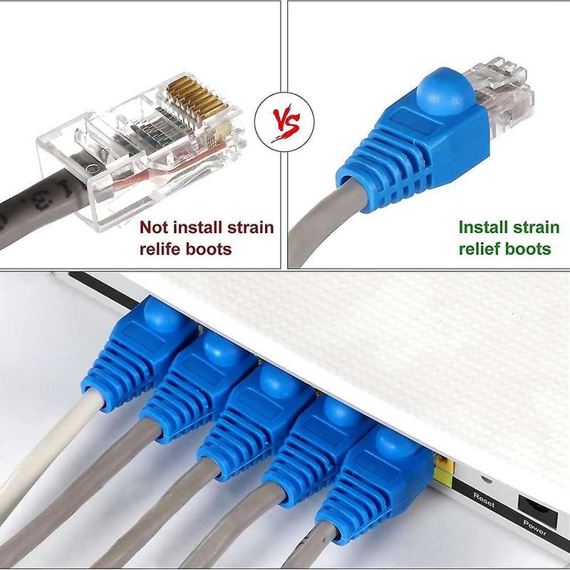 Rj45 Crimp Tool Kit Pass Thru Cat5 Cat5e Cat6 Rj45 Crimping Tool