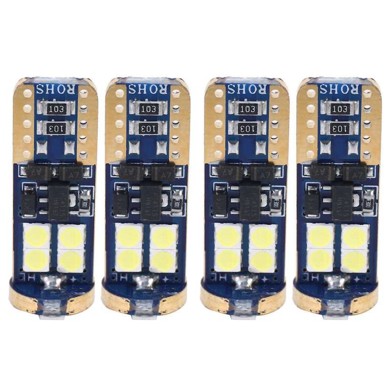 T10 168 Led Car Bulb 4pcs 194 W5w 12-smd 3030 Chipset Led Bulbs
