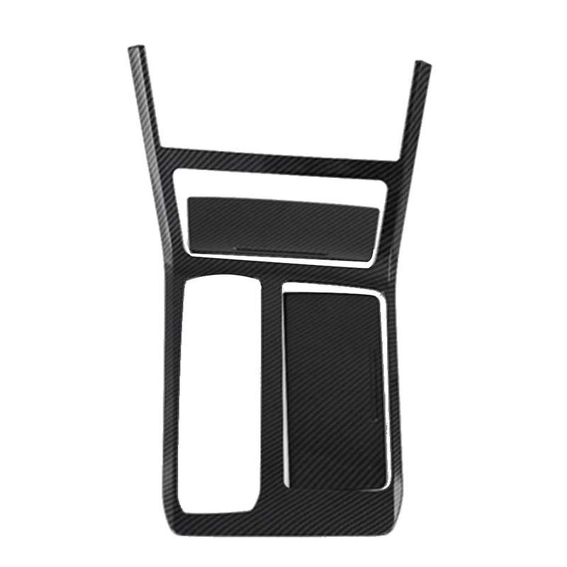 Carbon Fiber Car Central Control Gear Frame Cover Decoration for Kia