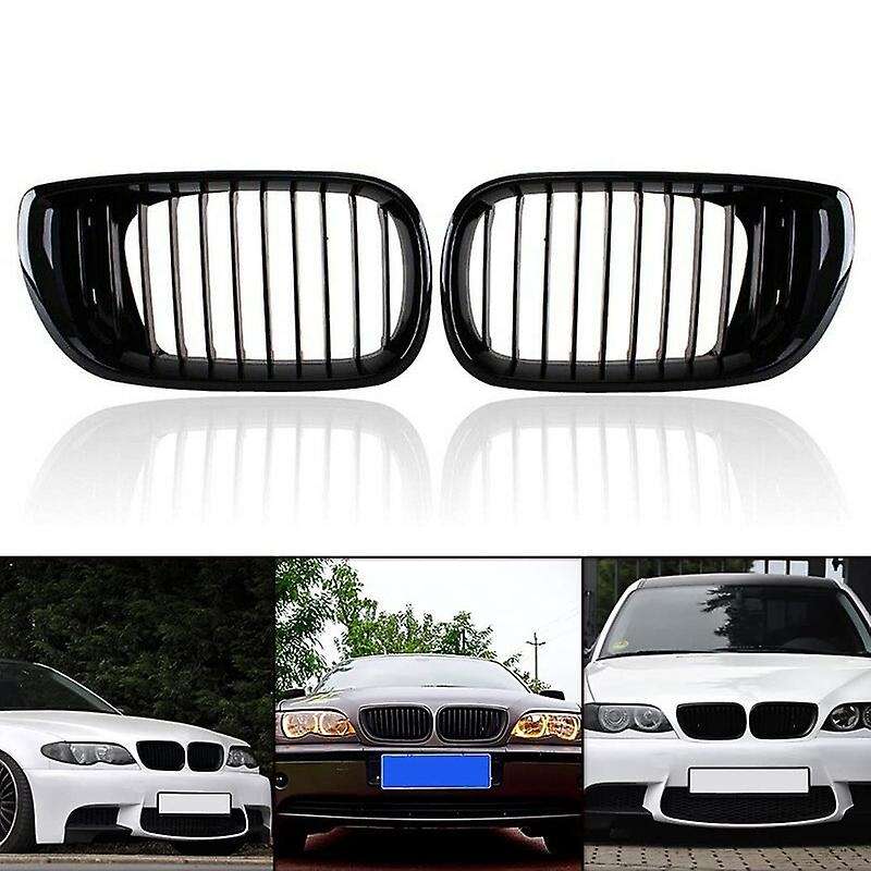 Gloss Black Front Hood Kidney Grill for -bmw E46 3 Series 2002-2005