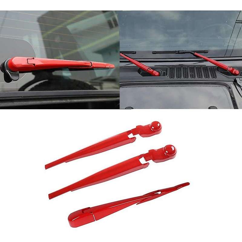 Windscreen Wiper for Jeep Wrangler Jl Jt 2018+ Car Front , Red