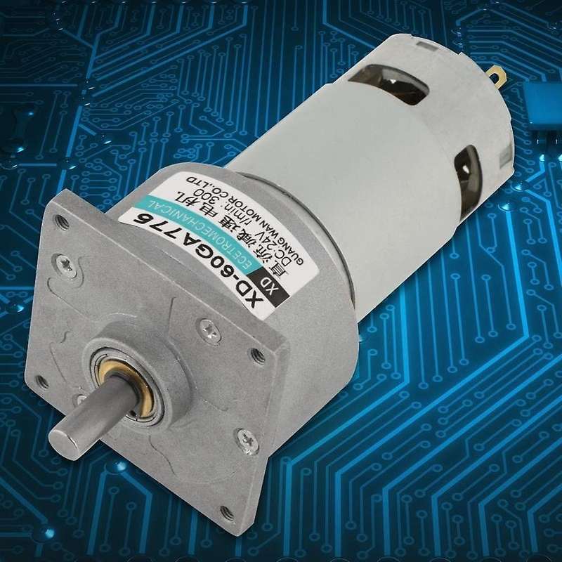 35w Dc Gear Speed Adjustable Large Torque Motor Cw/ccw(24v 300rpm)