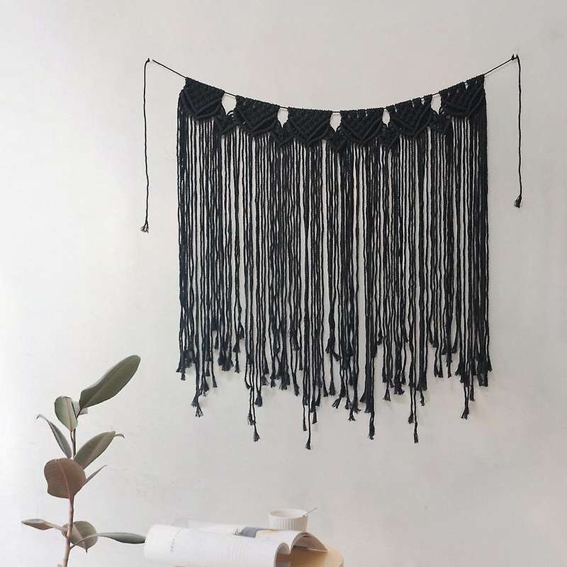 Macrame Wall Hanging Boho Wedding Hanger Cotton Handwoven