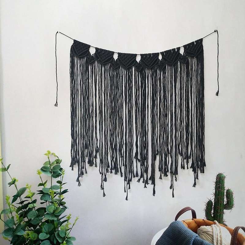 Macrame Wall Hanging Boho Wedding Hanger Cotton Handwoven