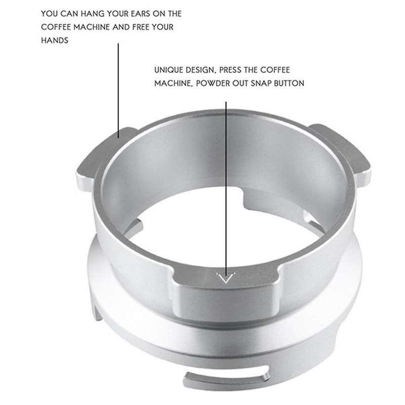 58mm Coffee Powder Receiving Dosing Ring for Barsetto Coffee Machines
