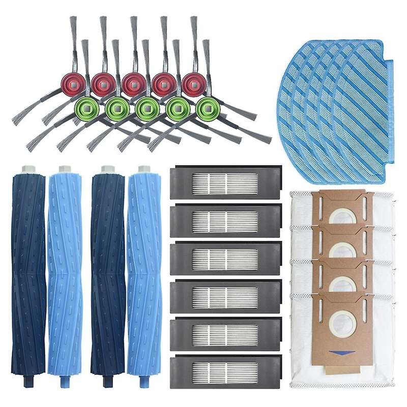 Main Side Brush Dust Bag Filter Mop Cloth for Ecovacs Deebot Ozmo T9