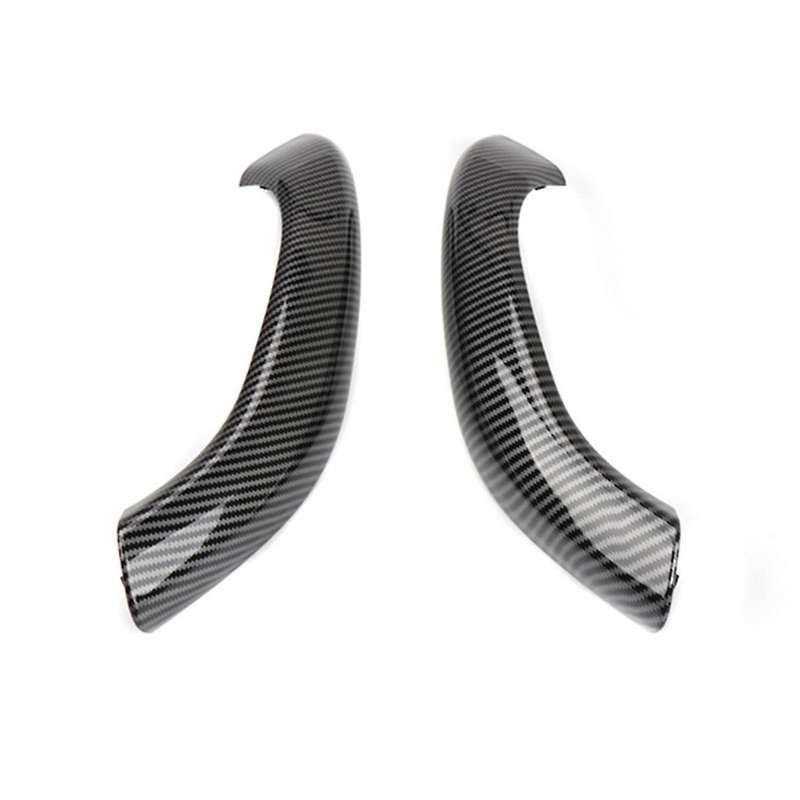 Carbon Fiber Car Interior Door Pull Handle Cover Trim Replacement