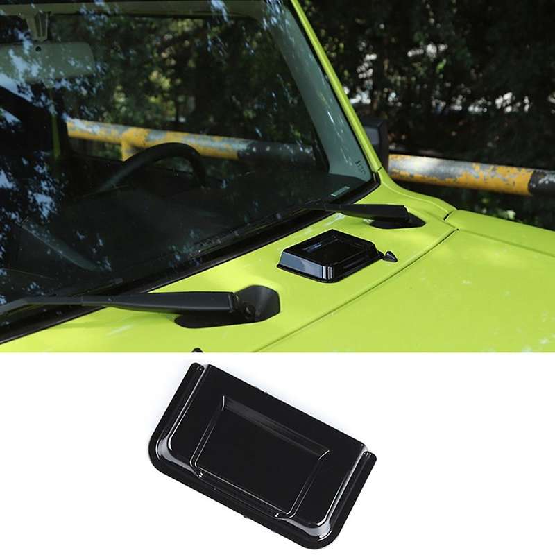 Hood Vent Hood Scoop Vent Intake Cover Trim for Suzuki Jimny,black