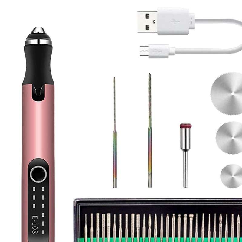 Portable Micro-engraving Pen, Professional Precision, Rose Gold