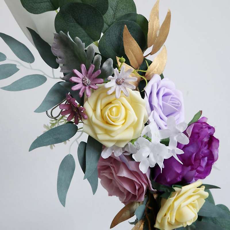 2 Piece Wedding Props Artificial Flower Arch Arrangement