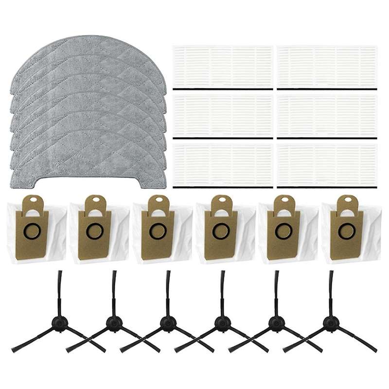 For Xiaomi Viomi S9 Vacuum Cleaner Side Brush Hepa Filter Mop Cloth