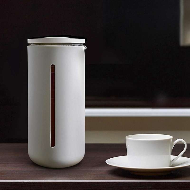 Timemore 450ml French Press Pot Glass French Press Coffee Pot, White