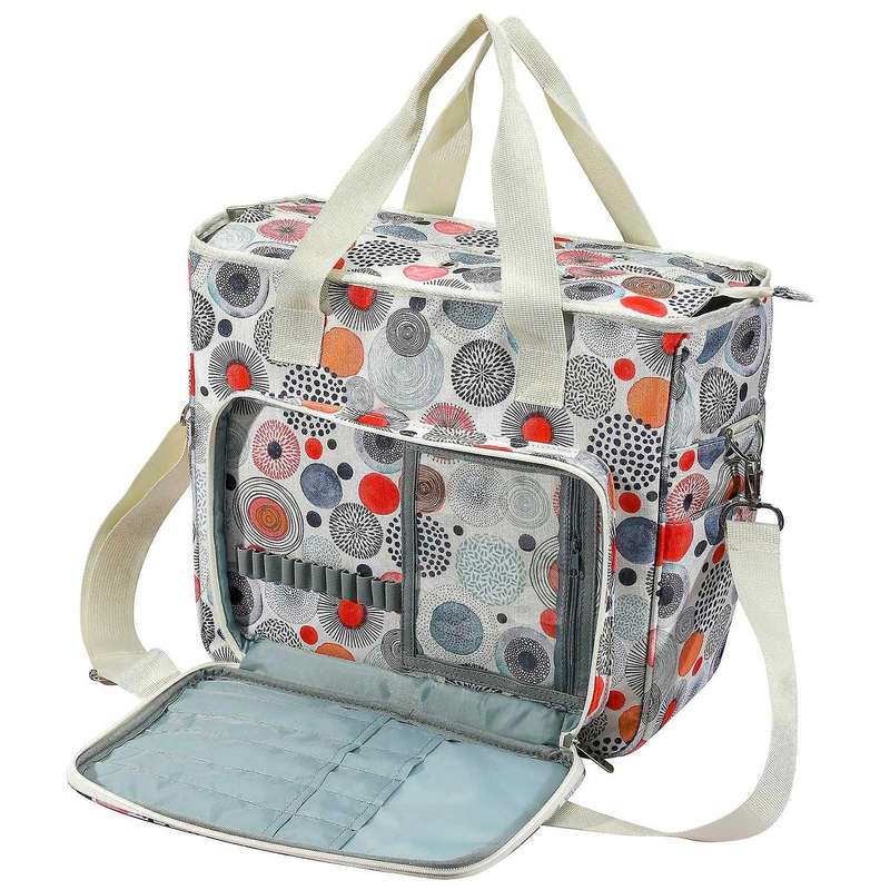 Knitting Storage Bag for Crochet Hook Knitting Needles Yarn Bag -b