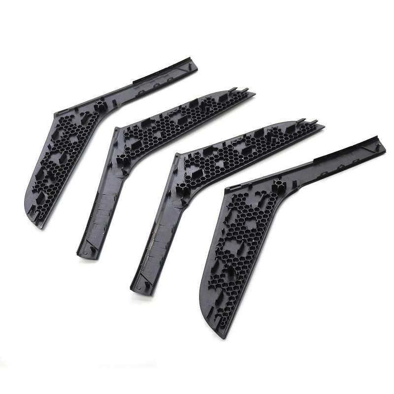 2pc Car Left Interior Door Handle Strips Cover for Golf 6 2009-2013